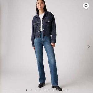 Levi’s full length ribcage jeans